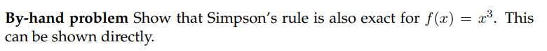 Please show work By-hand problem Show that