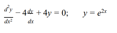 Solve the following linear differential equation,