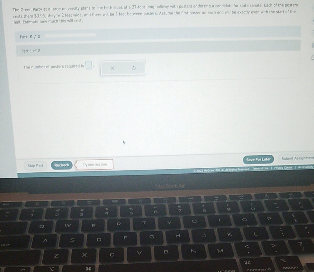 help on finding the total posters part 1 The