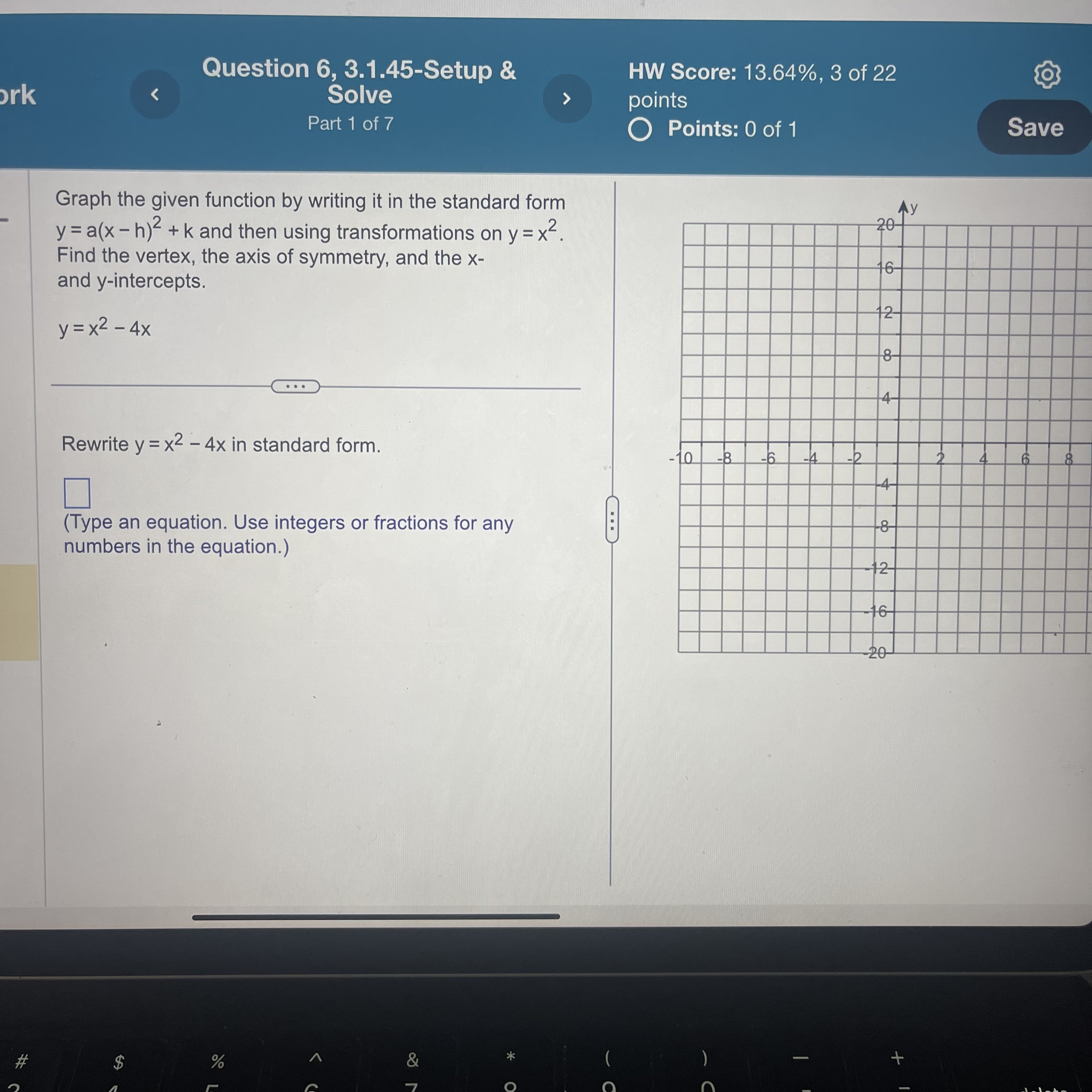 Question 12, 3.1.71-Setup & HW Score: 18.18%, 4