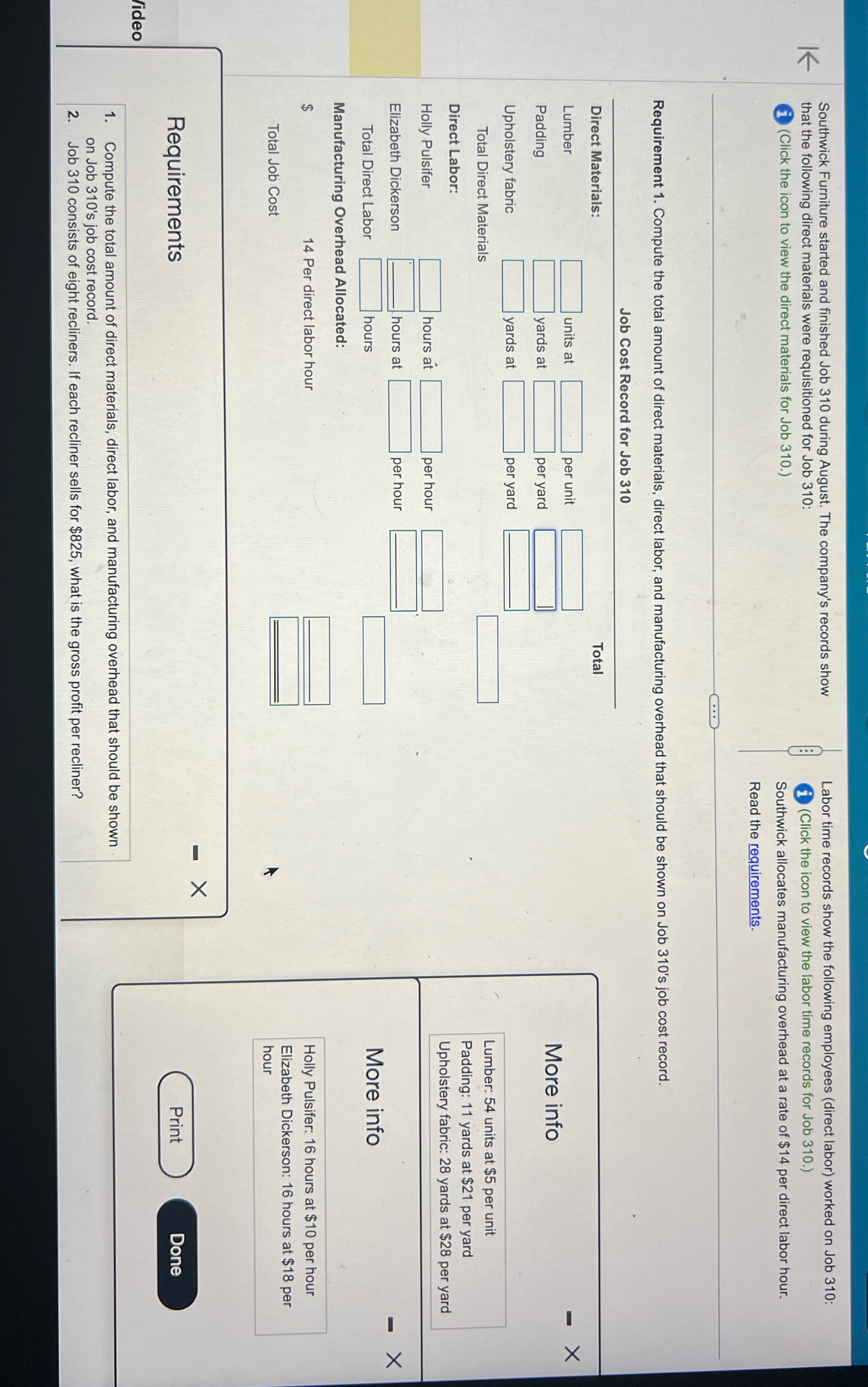 Please help Southwick Furniture started and