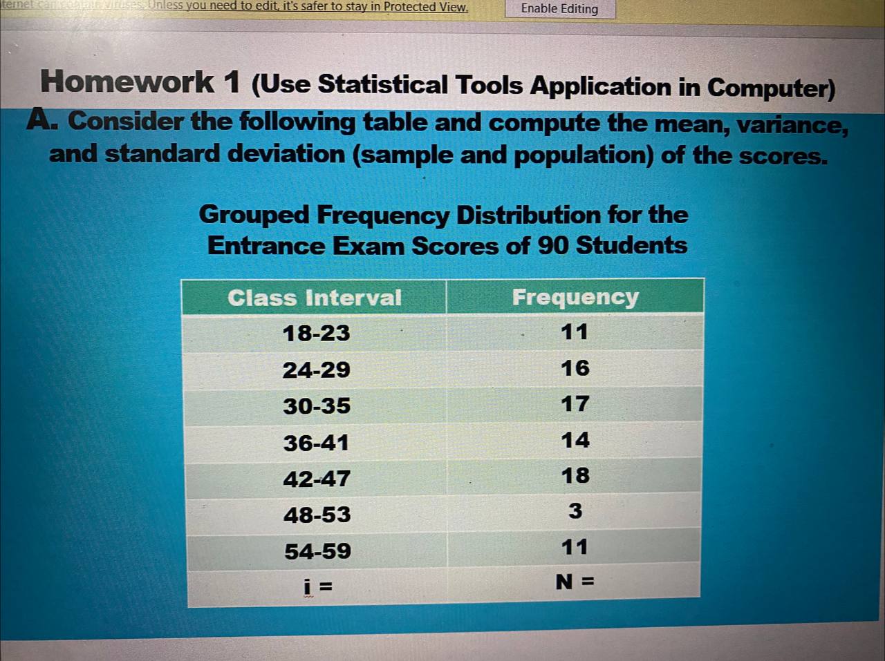 Enable Editing B. The number of packs of mango