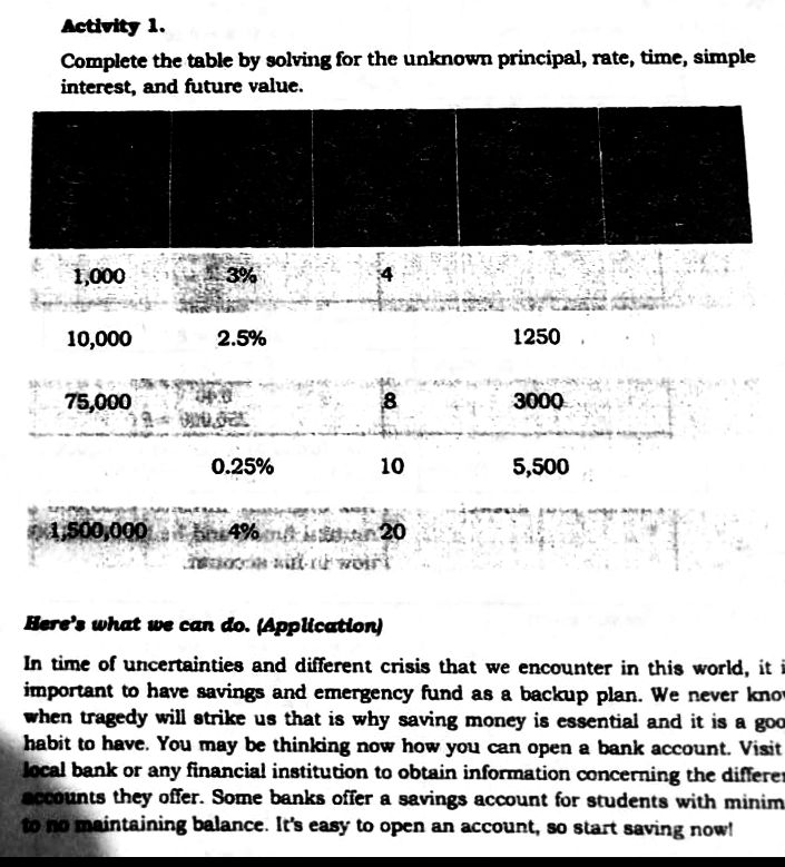 Assessment: A. Match Column A to its correct