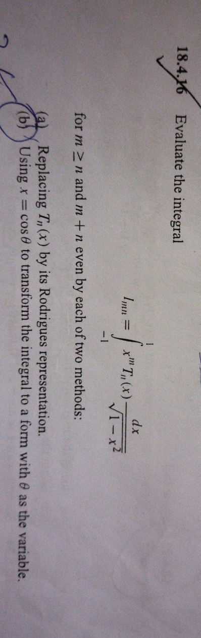 i want to solve b part i know the expansion of