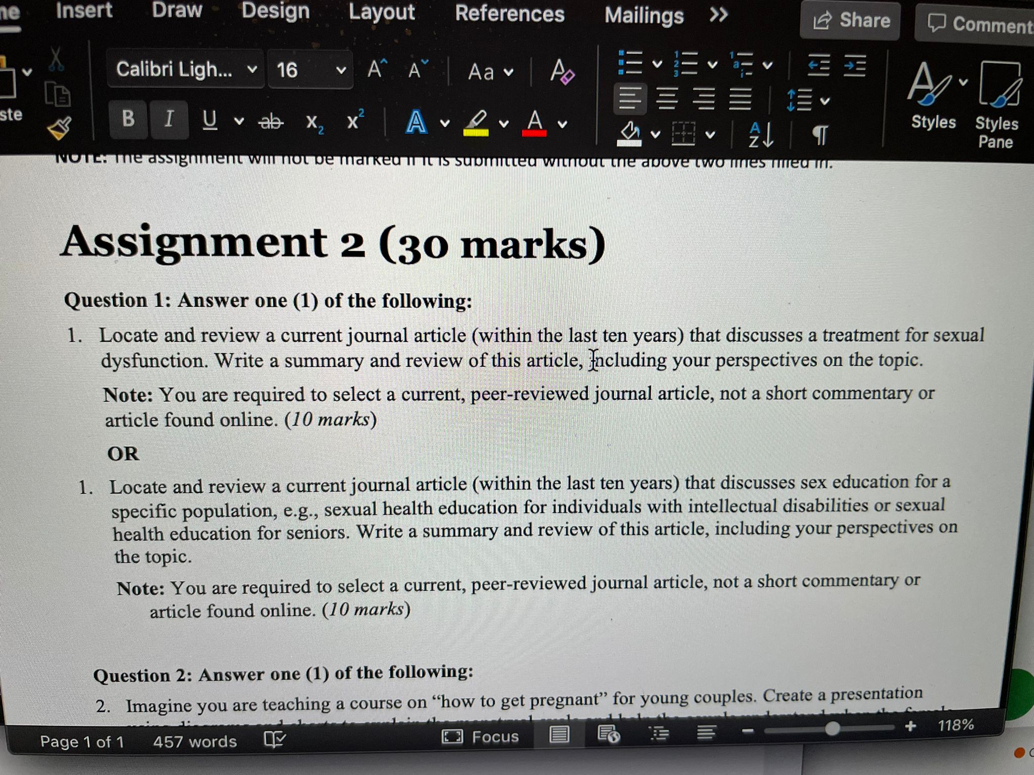 Insert Draw Design Layout References QCommt en