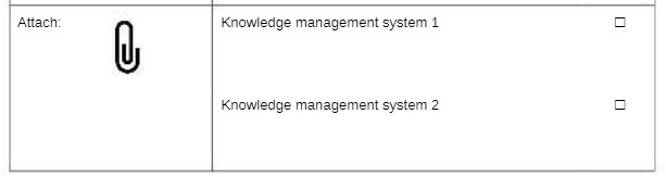 Attach: Knowledge management system 1 C Knowledge