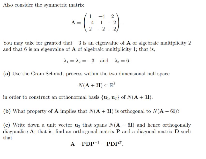 Consider the inner product space R 3 where vector