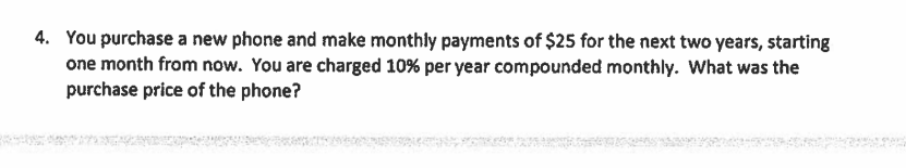 4. You purchase a new phone and make monthly