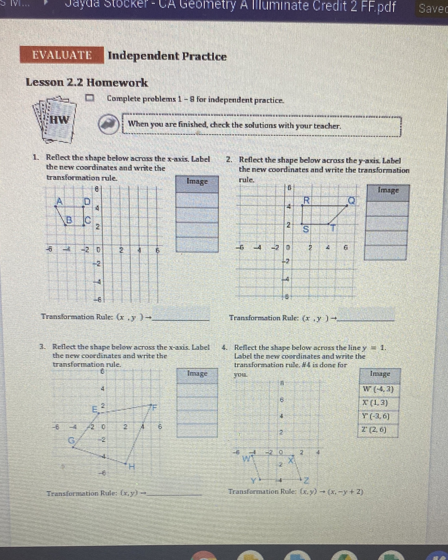 1. .. Jayda Stocker - CA Geometry A Illuminate