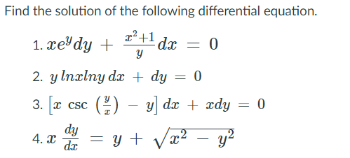 Please help me solve this Variable Separable and