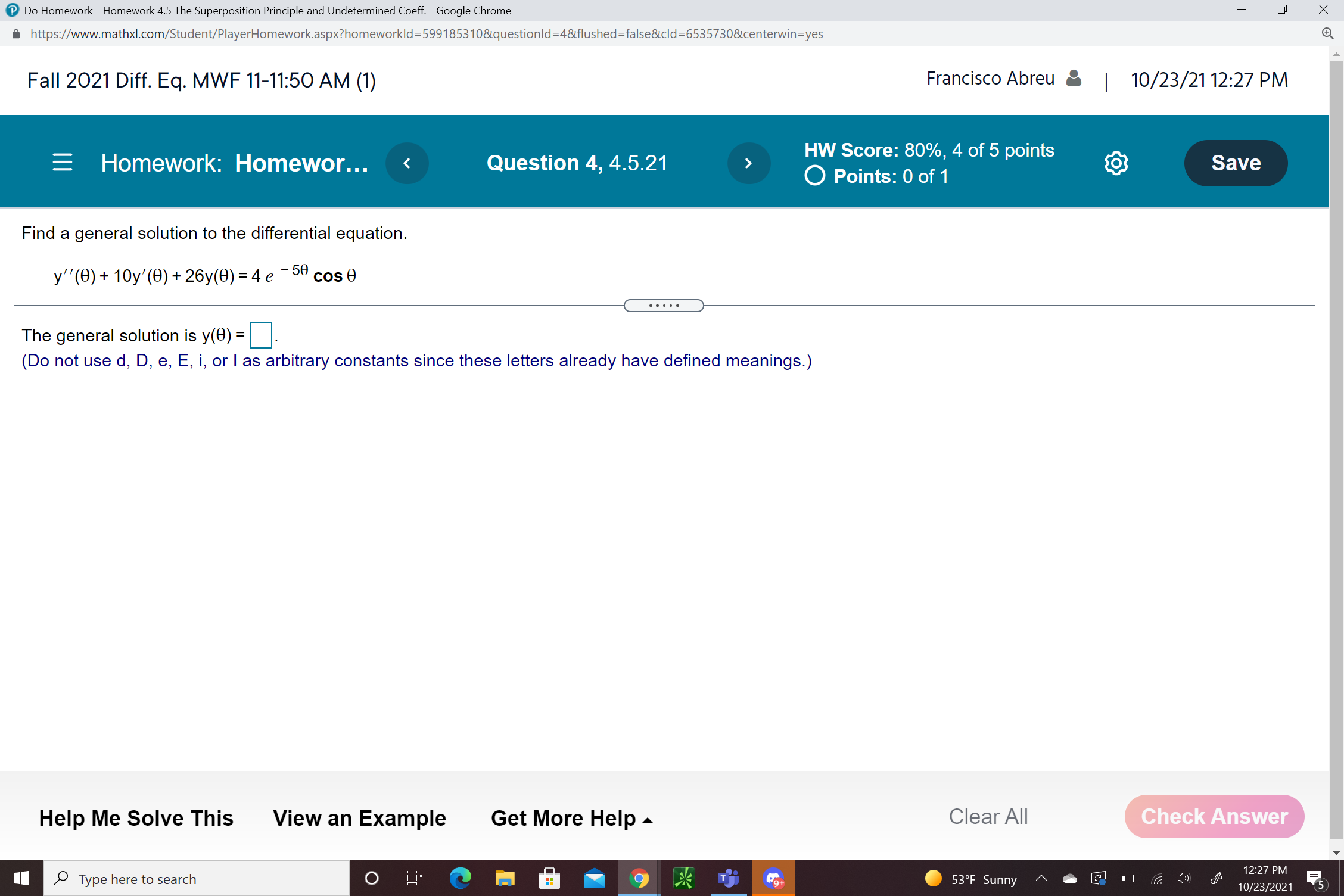Do Homework - Homework 4.5 The Superposition