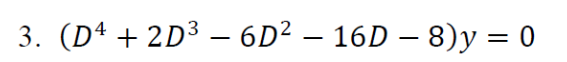 Can you please help me find the general solution