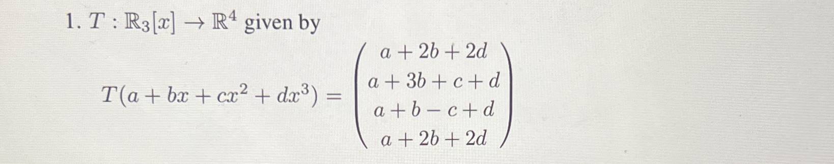 In exercises 8 - 14 find a basis for the kernel