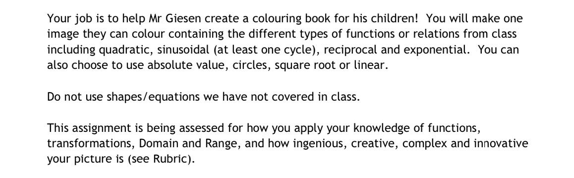 CPT assignment, must be using DESMOS. using