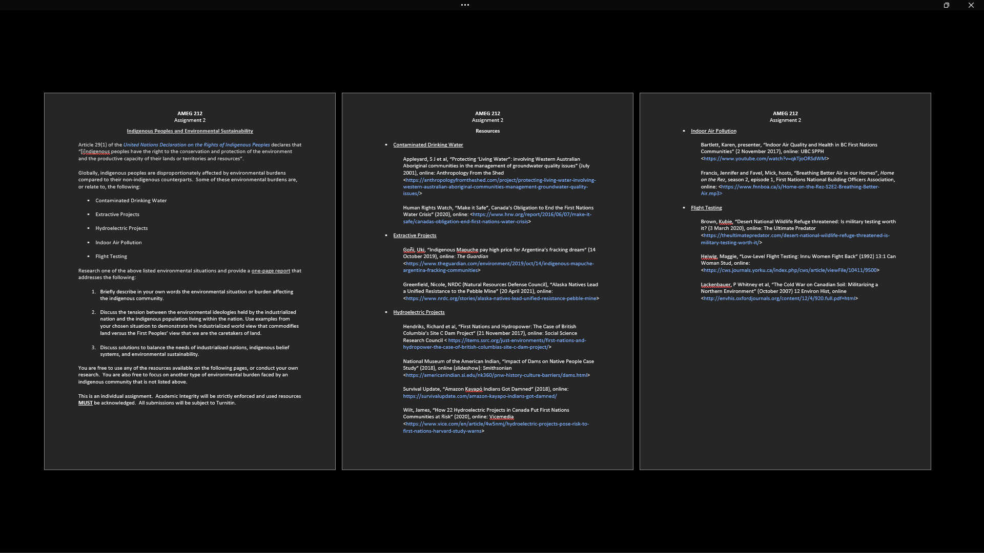 AMEG 212 AMEG 212 AMEG 212 Assignment 2