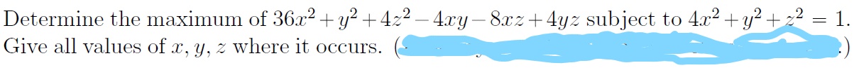 Determine the maximum of 36$2 + 312 + 422 43:31