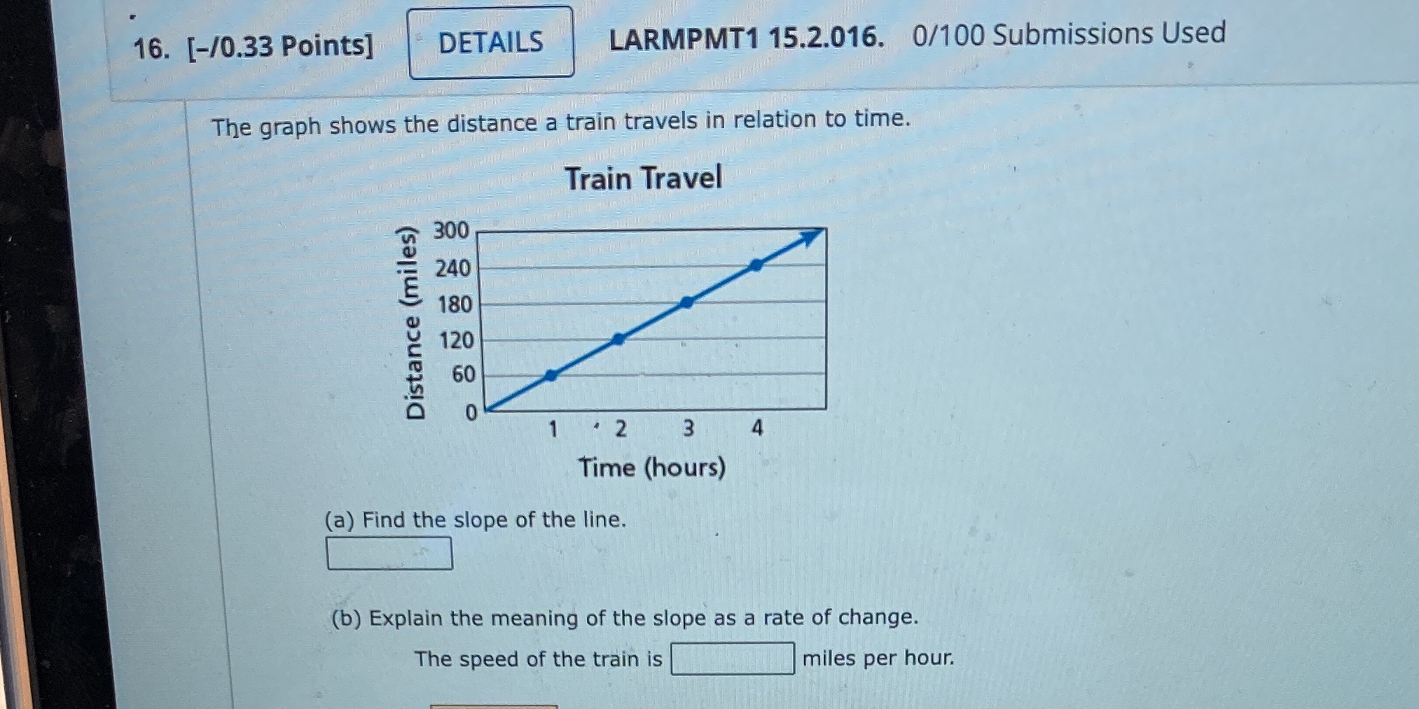 16. [-/0.33 Points] DETAILS LARMPMT1 15.2.016.