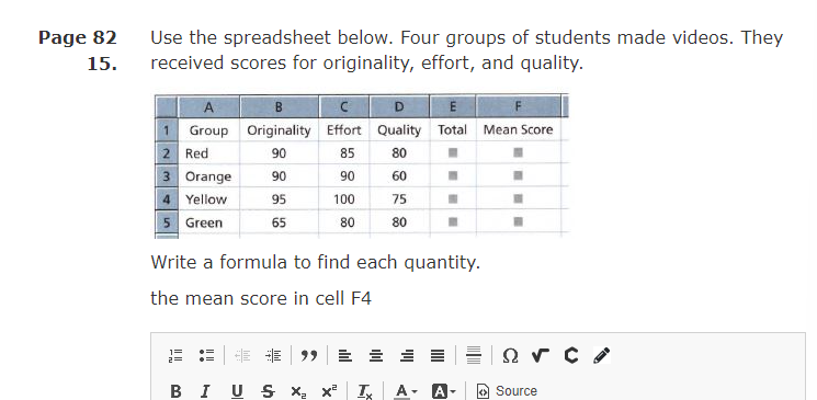 6. Page 82 B4 12. Elove B I US X X T A- A -