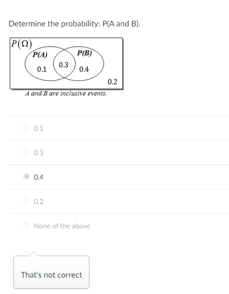 \fDetermine the probability: P(A or Bc). P(Q)