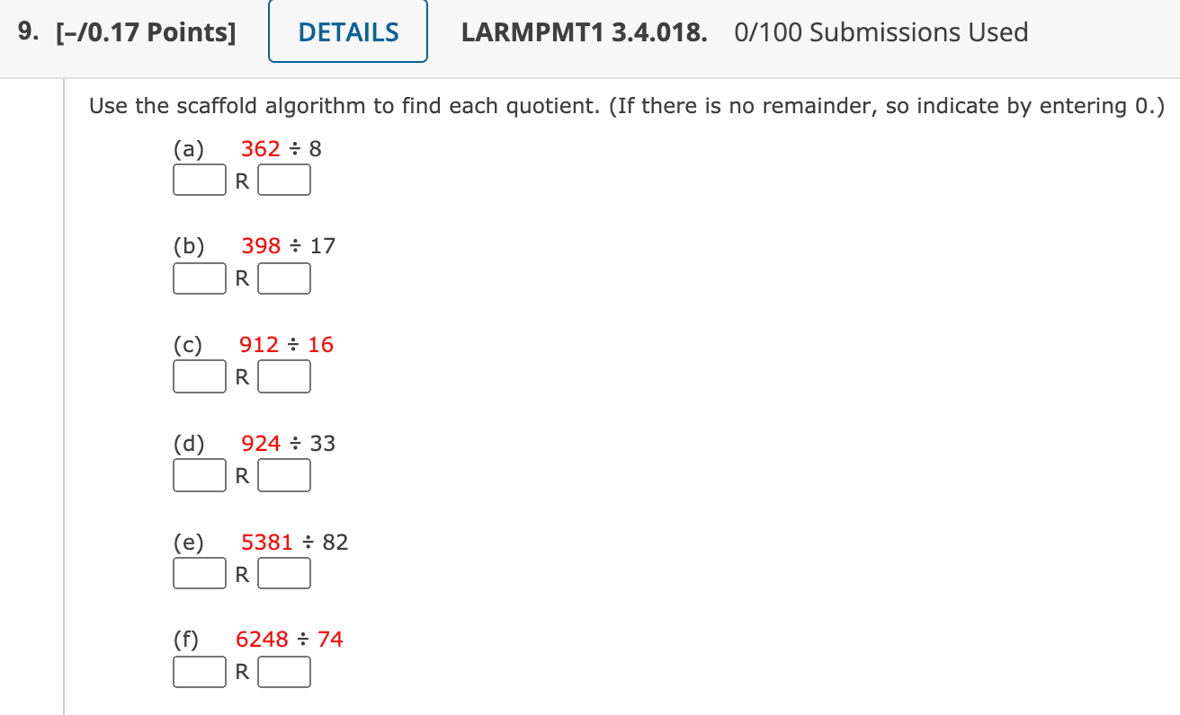9. [-/0.17 Points] DETAILS LARMPMT1 3.4.018.