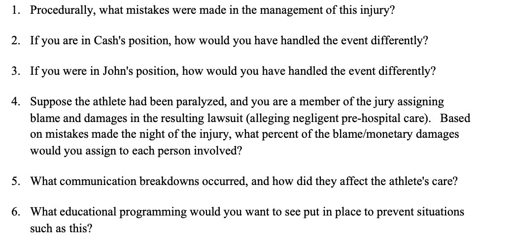 . Procedurally, what mistakes were made in the