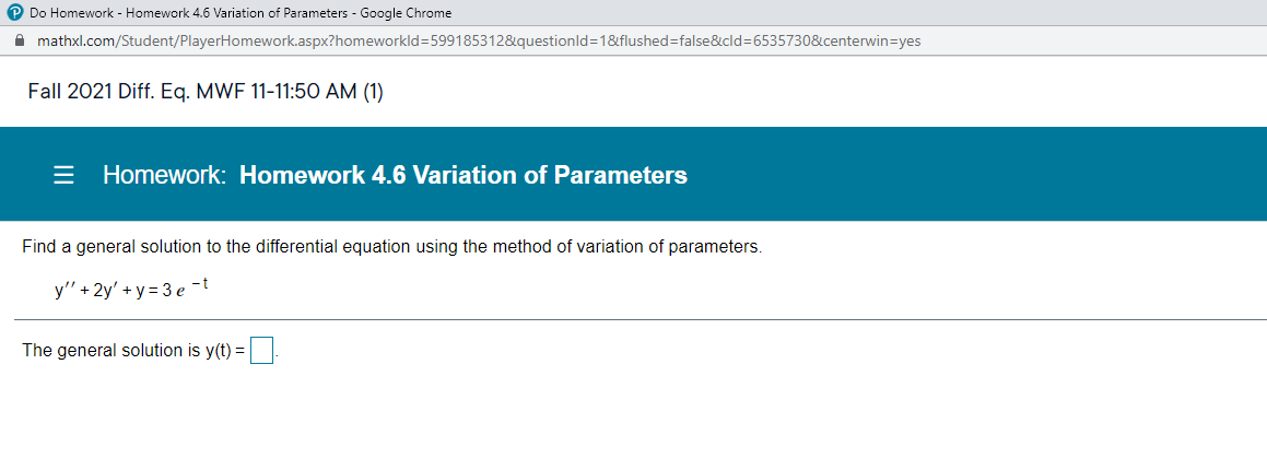 Do Homework - Homework 4.6 Variation of