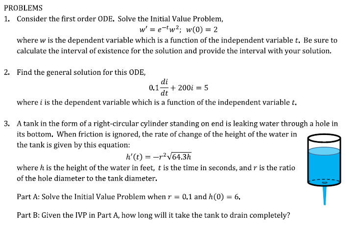 PROBLEMS 1. Consider the rst order DDE. Solve the