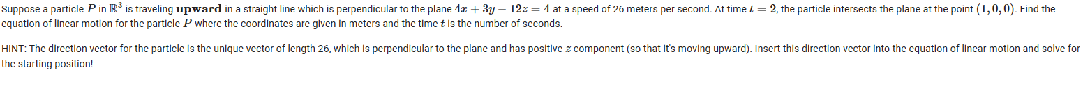 Please Explain Suppose a particle P in 1113 is
