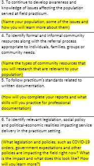 3. To continue to develop awareness and knowledge