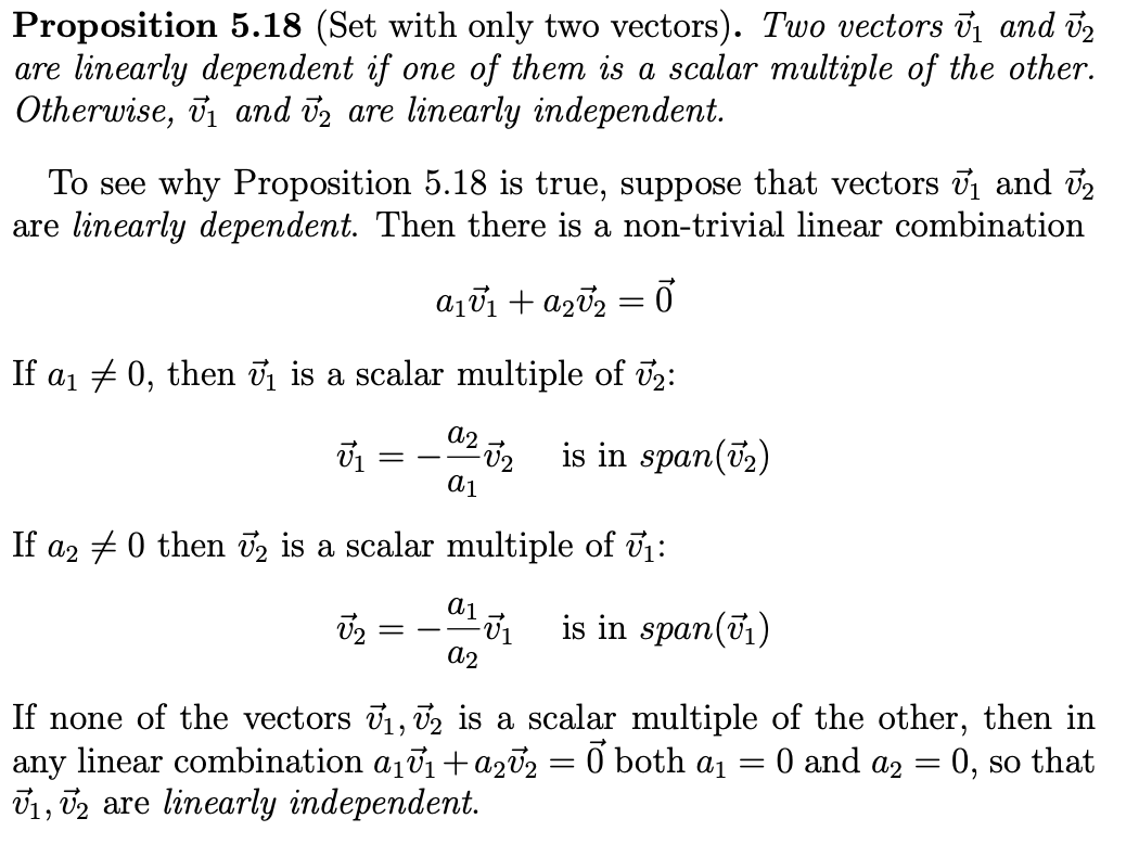 (9 points) ? V Are the following vectors linearly