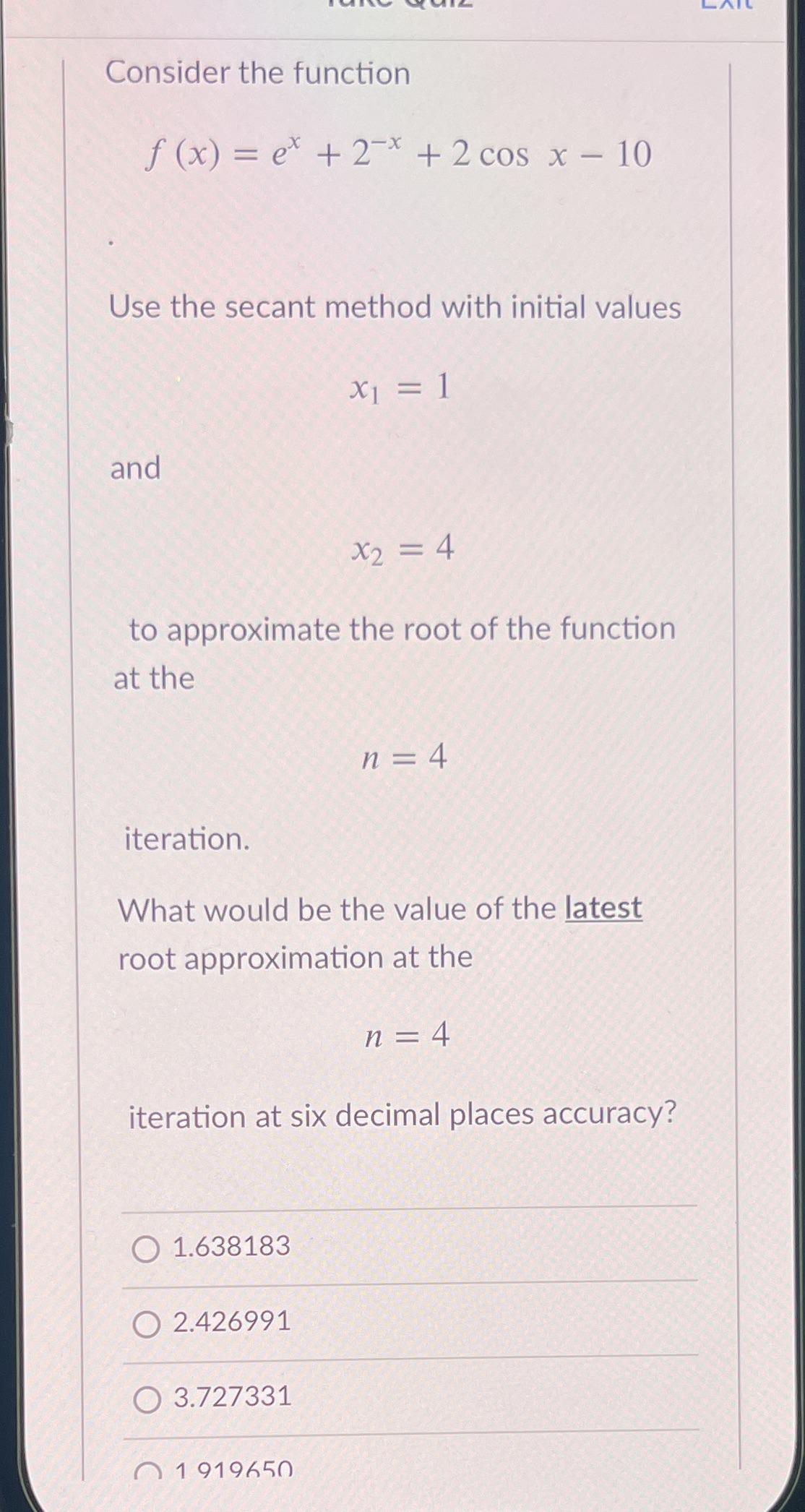 need this asap thanks Consider the function f (x)