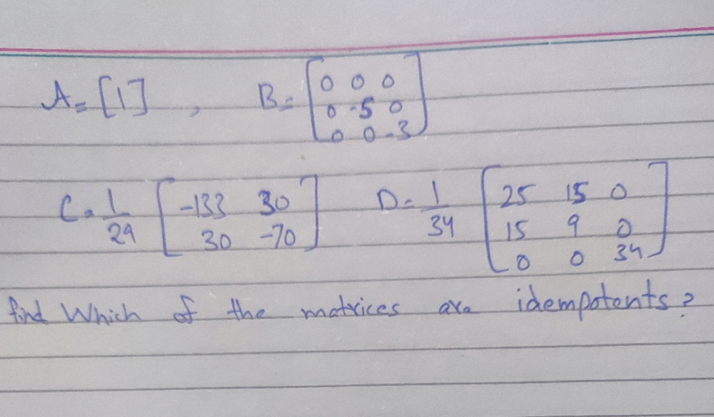 please solve this correctly and handwritten B -