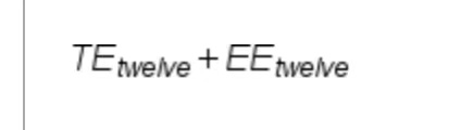 TE twelve + EE twelve