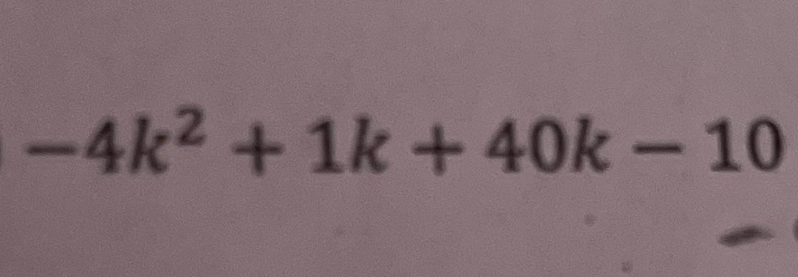 Find the GCF and use factor by grouping \f