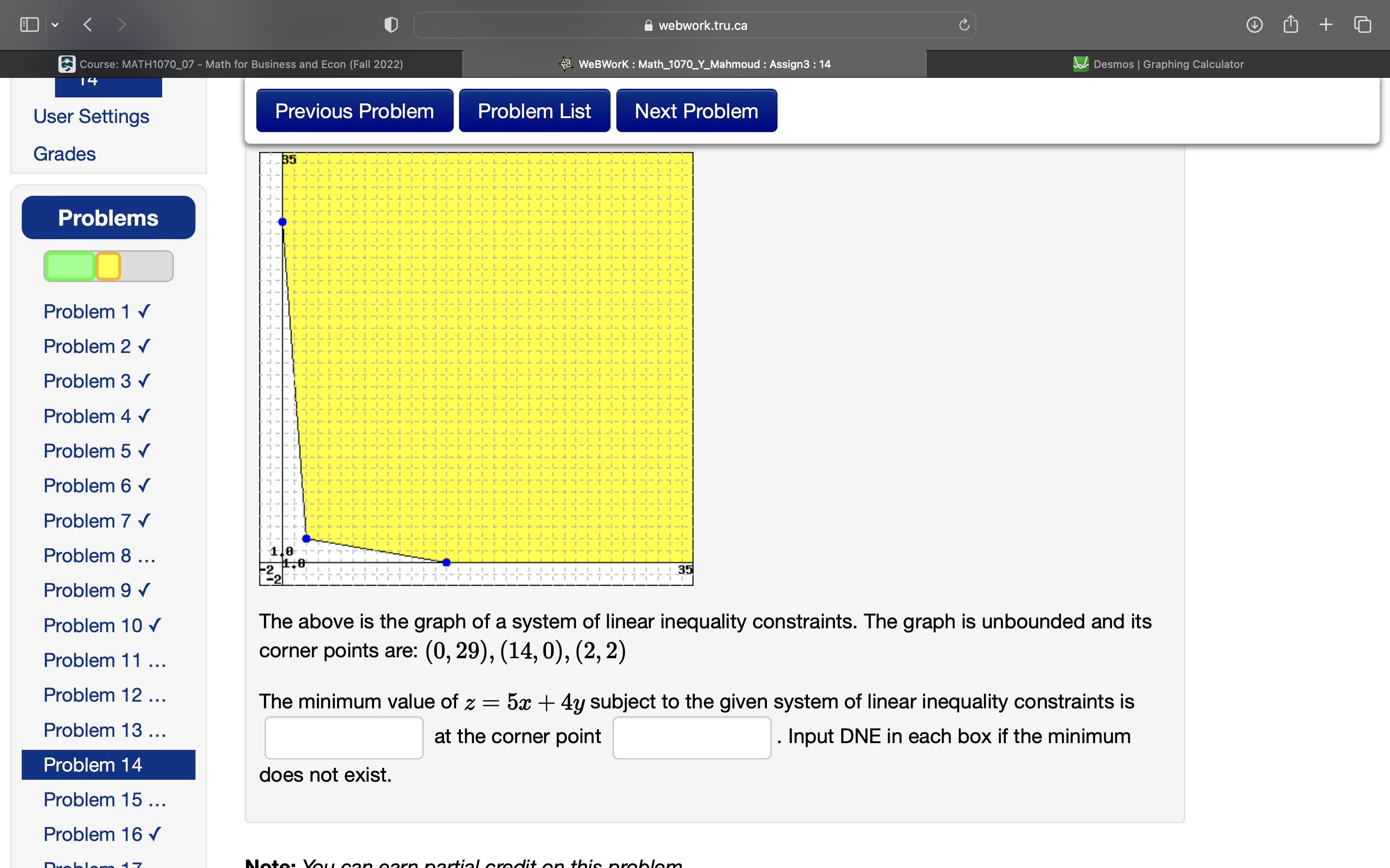 webwork.tru.ca + Course: MATH1070_07 - Math for
