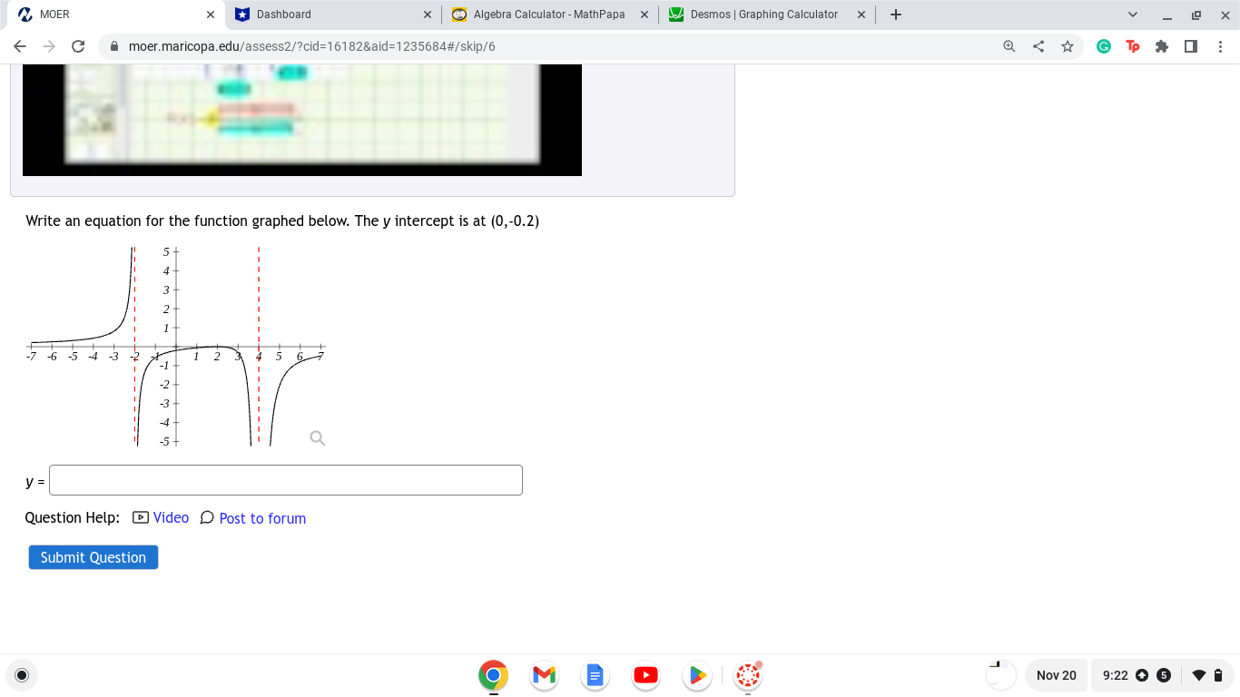 MOER X Dashboard X Algebra Calculator - MathPapa