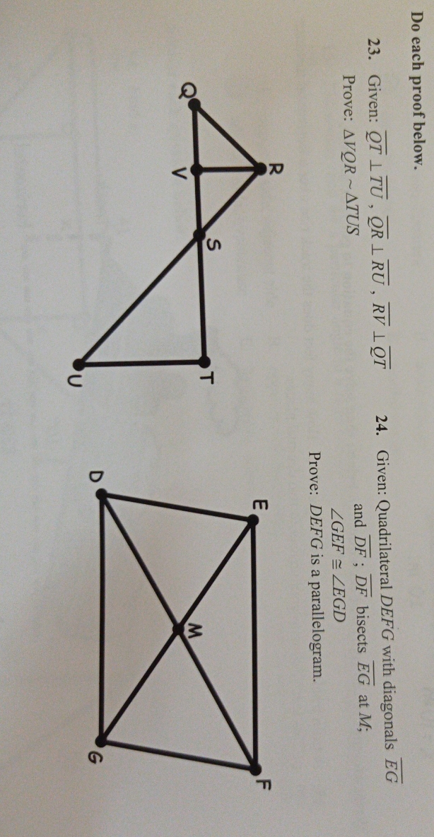 question 23 and 24 \f