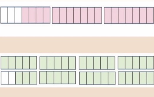 Write a mixed number and an improper fraction for