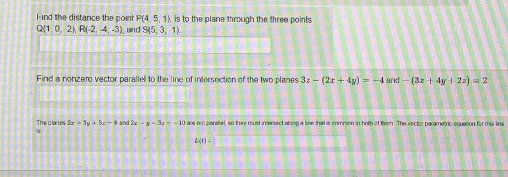 Find the distance the point P(4, 5, 1), is to the