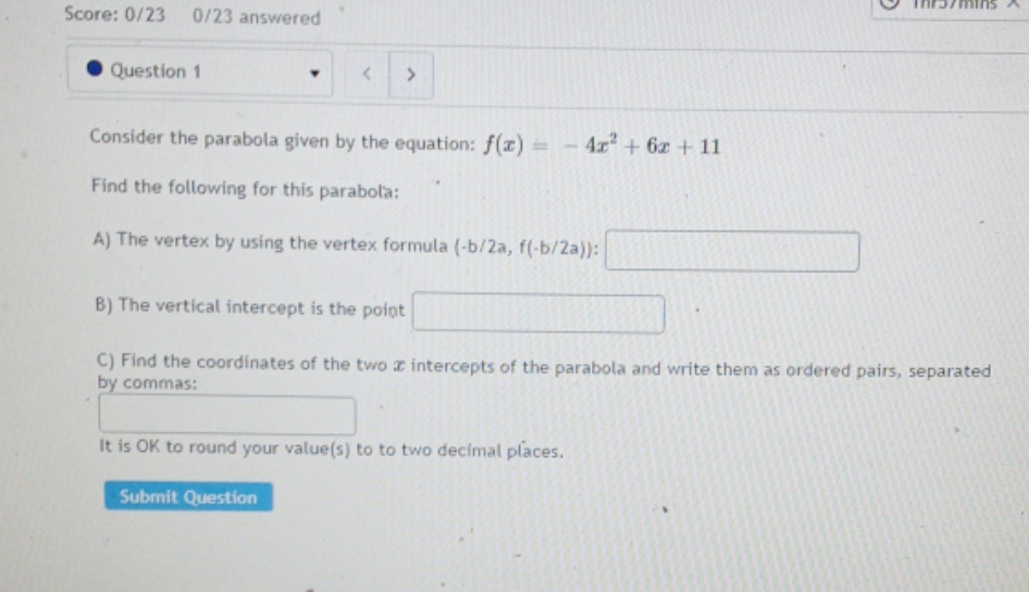 algebra question in pictures int5/mins Score: