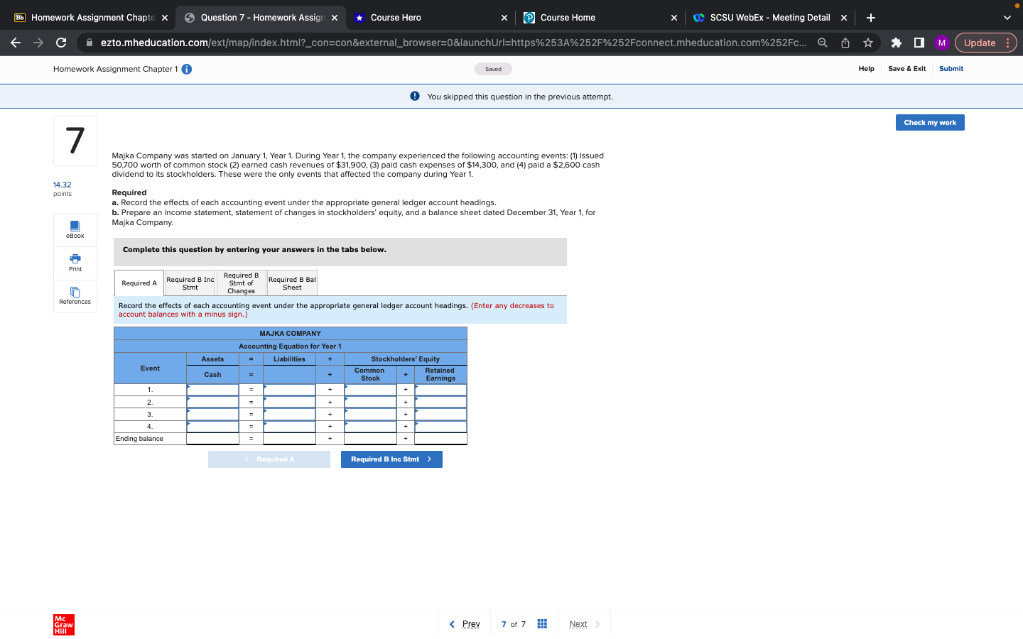 Bb Homework Assignment Chapte x Question 7 -