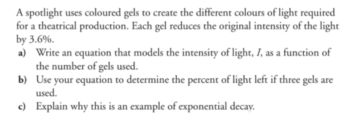 A sporlight uses coloured gels to create the