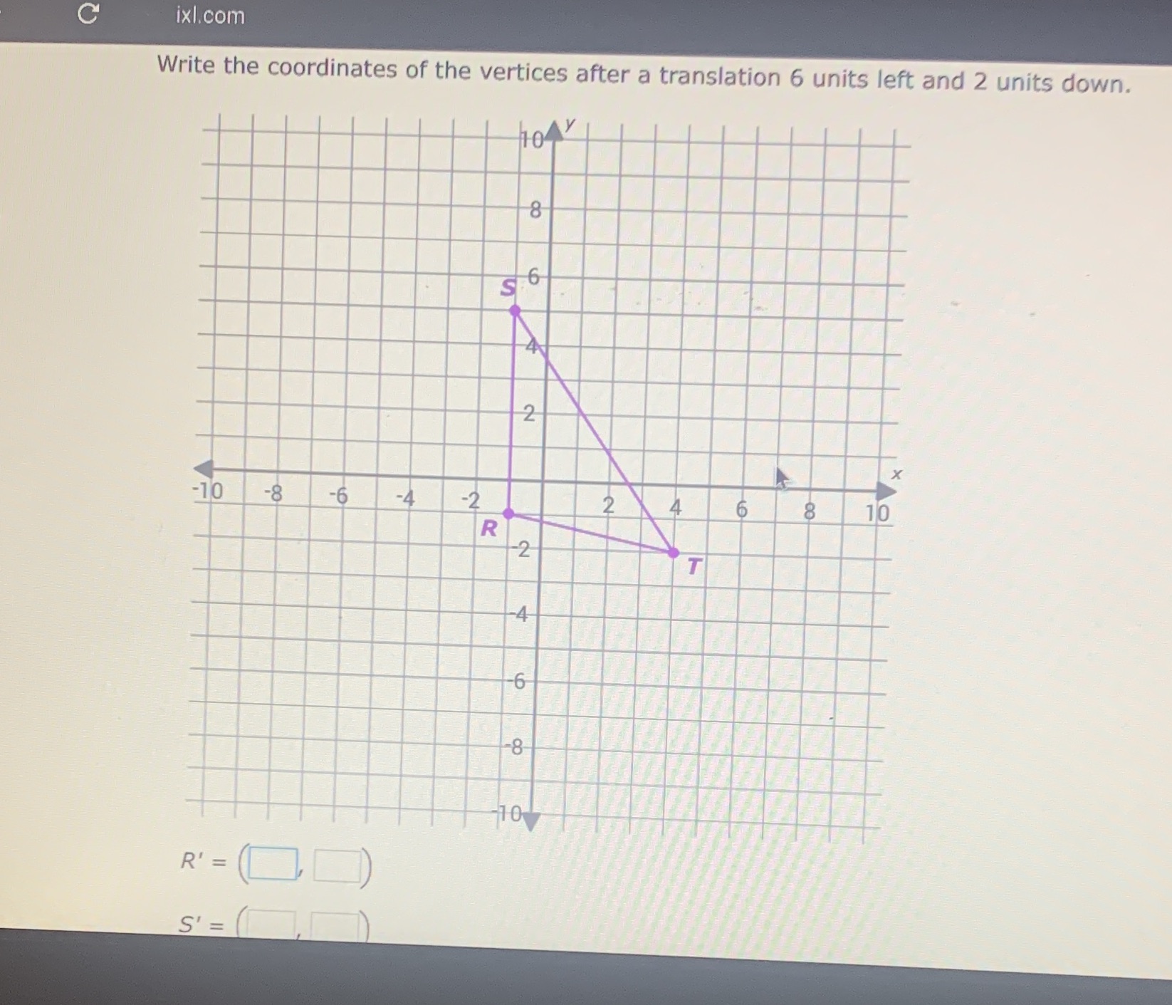 Please help 5 Write the coordinates of the