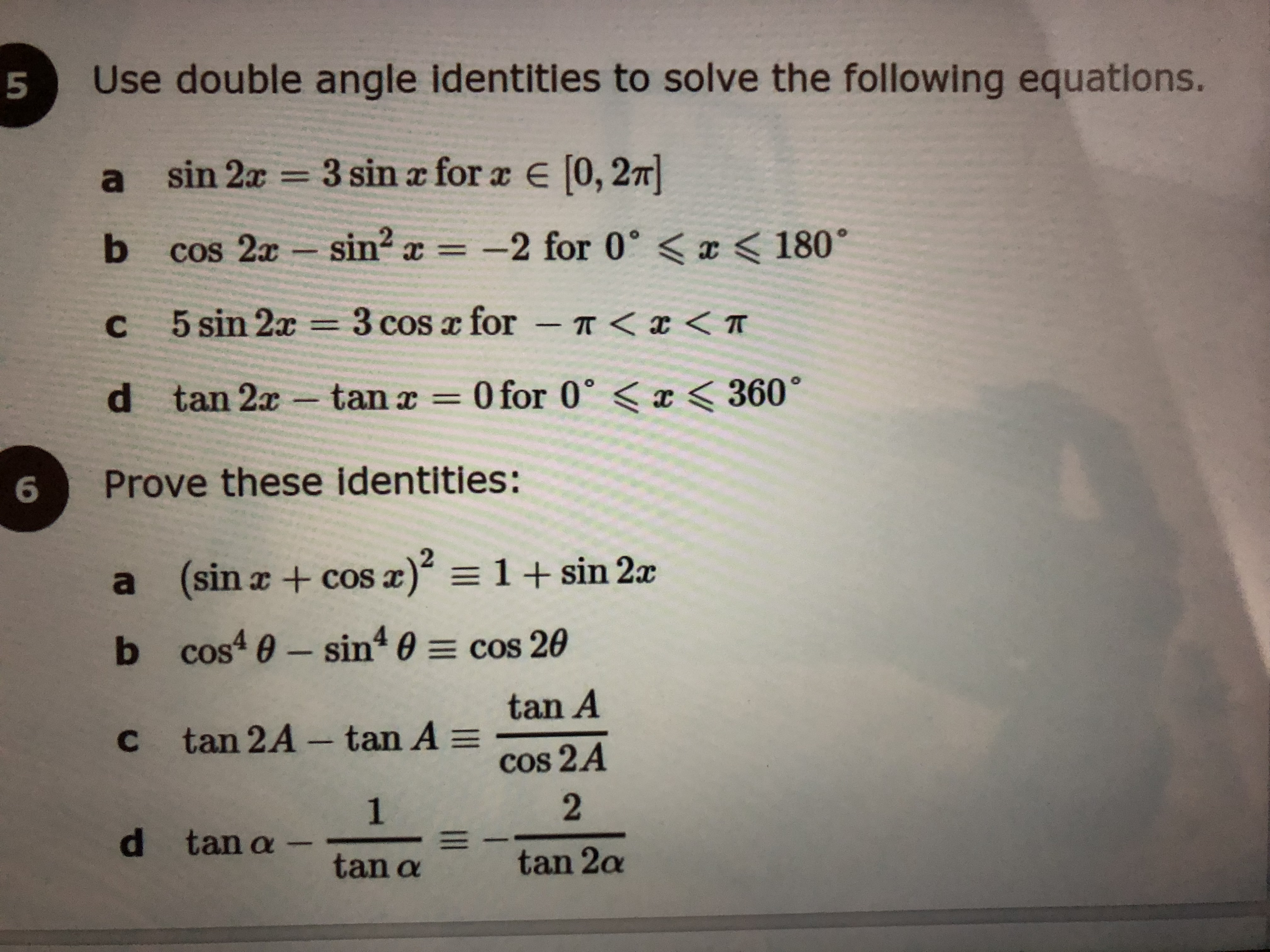 EXERCISE 8B 1 a i Given that cos = - 4 find the