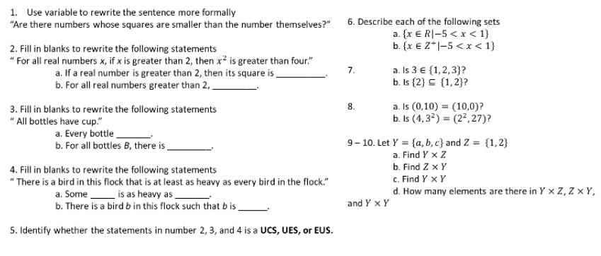 1. Use variable to rewrite the sentence more