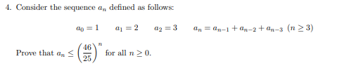 Throughout, f, denotes the n Fibonnaci number (fo