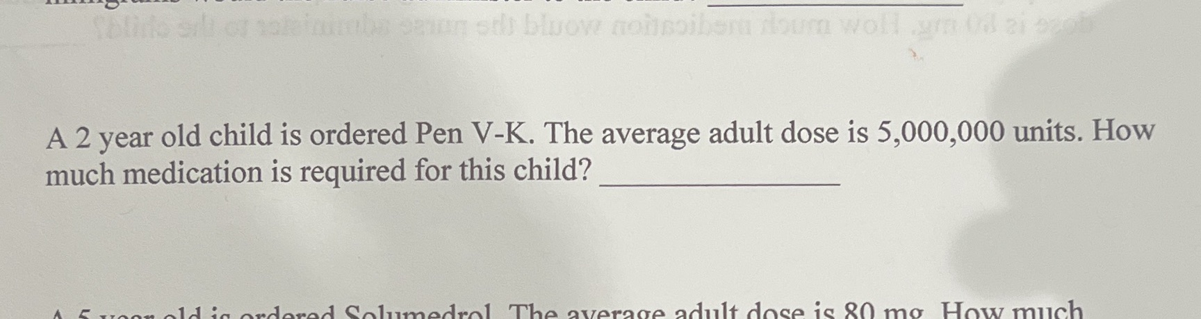 on sht bluow nonsoi um woll uin A 2 year old