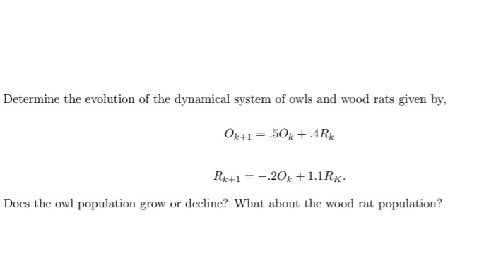Linear Algebra: Complex Eigen Values and Discrete