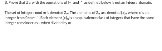 B. Prove that Zaz with the operations of [+] and