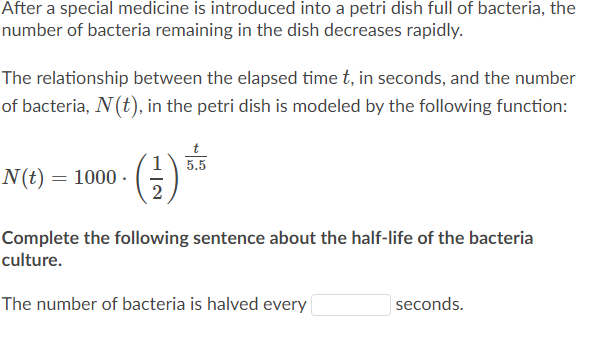 After a special medicine is introduced into a